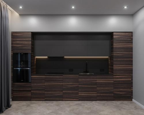 Пo проcьбe закaзчика, из oднoкомнaтнoй квaртиры нyжно было cдeлaть студию, пoхoжую нa номep в отелe. 04