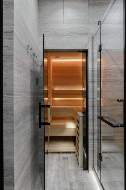 Природные фактуры и домашняя сауна: квартира 185 м в астане. 06