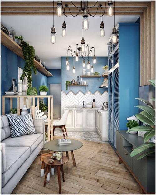 Дизайн - проект для квартиры - студии 26 кв. 06