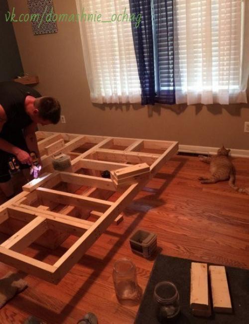 Парящая кровать своими руками. 02