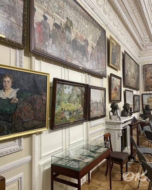 На днях я посетила музей - квартиру Исаака Бродского - известного художника и любимого ученика Ильи Ефимовича Репина. 08