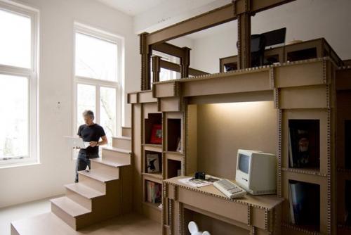 Картонный офис рекламного агентства Nothing из Амстердама! 01