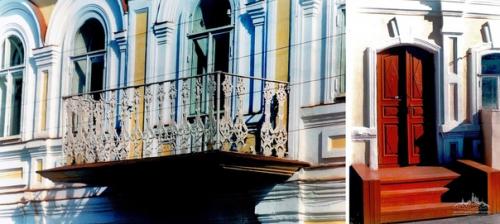 Окн_устье.  Дом жилой в. и. Ганичева, XIX в. (ул. советская, 1) - объект культурного наследия регионального значения. 04