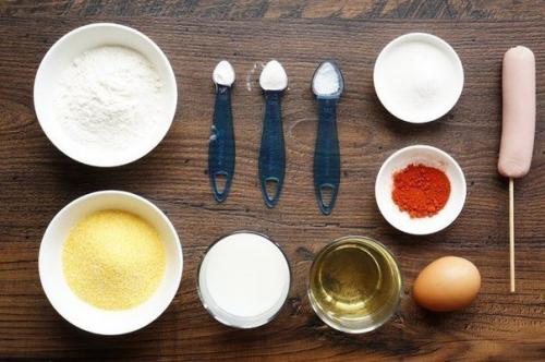 Корн дог (или сосиска в тесте). 01