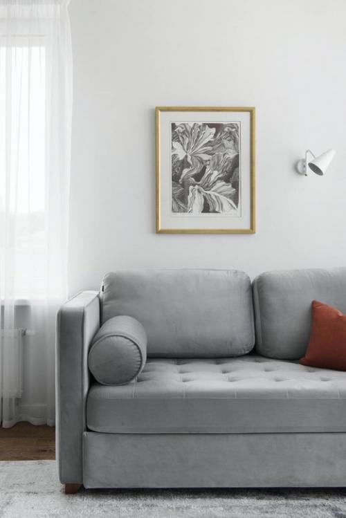 Реализованный интерьер классической квартиры, площадью 56 кв. 02