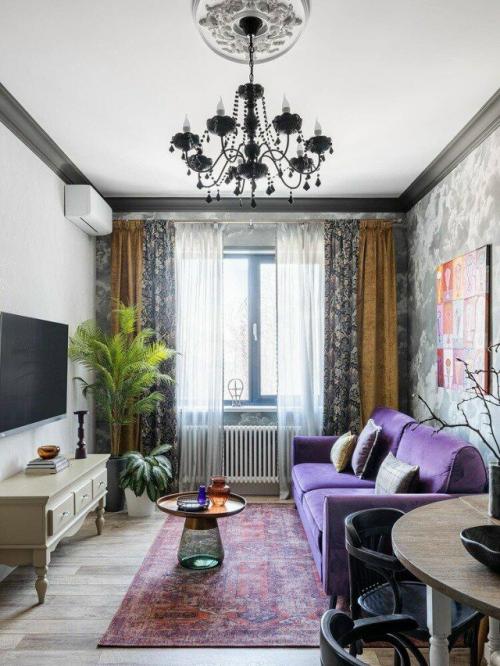 Таинственный сад: красивая квартира дизайнера в самом сердце Уфы. 04