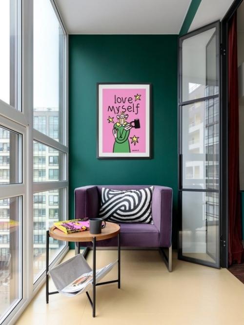 Как уместить жизнь в 23 квадратах: дизайнер показала свою квартиру - студию в Петербурге. 02