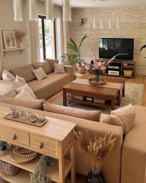 Красивый интерьер. Очень уютного дома. 01