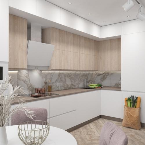 Кухня - гостиная ЖК Rivpark. 03