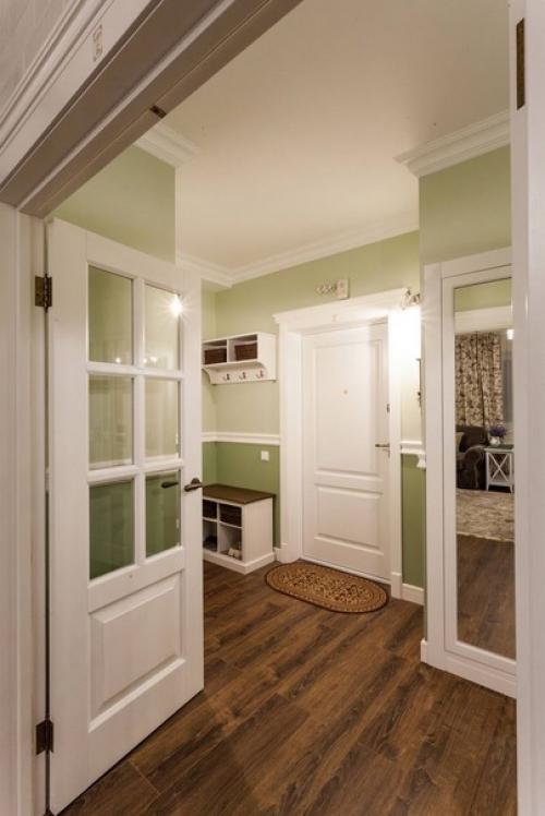 Уютный кантри - интерьер в очень приятной, натуральной цветовой гамме. 08