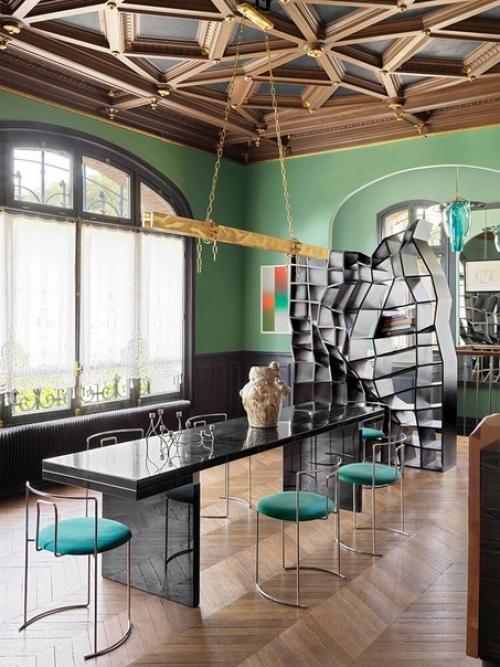 Домдизайнера. Французский дизайнер интерьеров Пьер гоналон живет в потрясающем доме в иль - де - Франс. 06