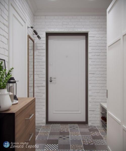 Проект квартиры - студии 30 кв. 06