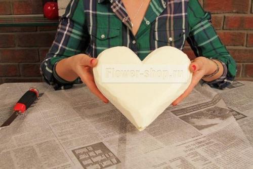 Кофейный топиарий в форме сердца? 04