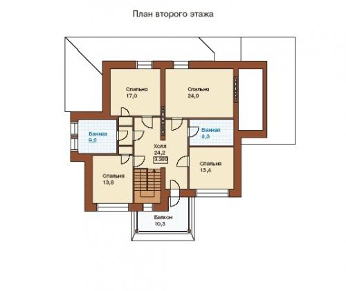 Эскизный проект загородного дома. 02