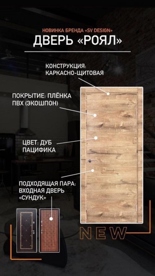 Новинка стильная межкомнатная дверь Royal от SV - Design. 02