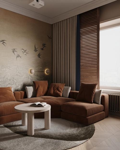 Проект кухни - гостиной, который запал в душу многим из команды и, к счастью, заказчикам тоже! 02