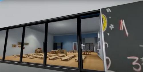 Строительство уникального детского сада в микрорайоне Спутник вышло на финишную прямую. 03