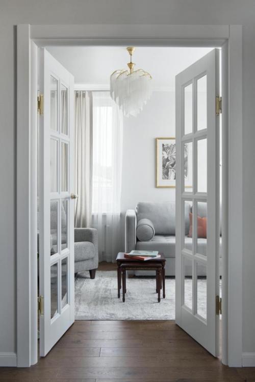 Реализованный интерьер классической квартиры, площадью 56 кв. 01