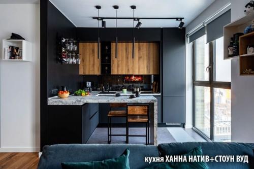 Остров или полуостров - что выбрать для своей кухни? 07