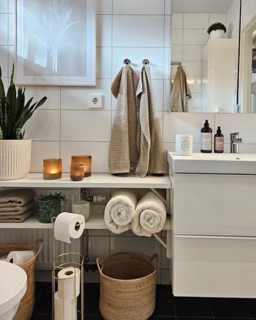 Мы украшаем ванную комнату к новогодним праздникам. 03