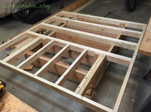 Парящая кровать своими руками. 01