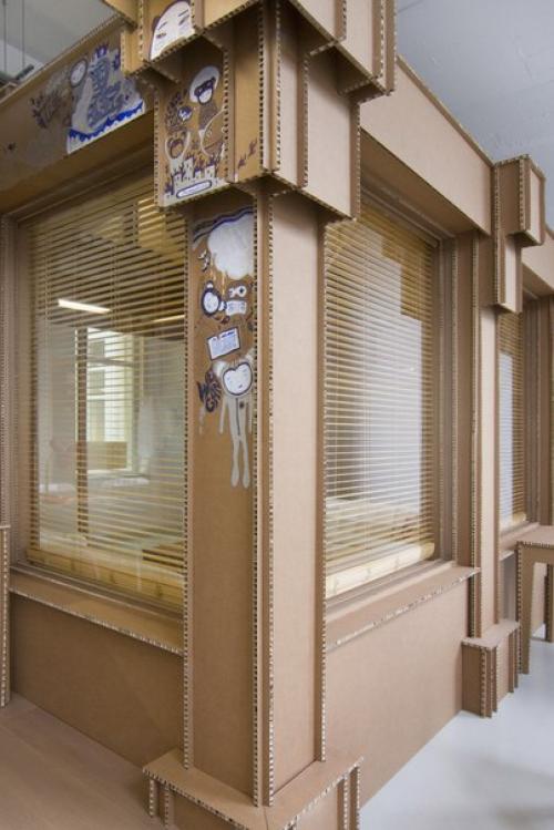 Картонный офис рекламного агентства Nothing из Амстердама! 07