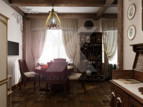 Дизайн - проект трехкомнатной квартиры (126 м. кв) в Нижневартовске. 02