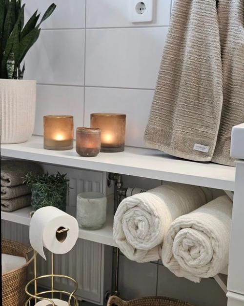 Мы украшаем ванную комнату к новогодним праздникам. 02