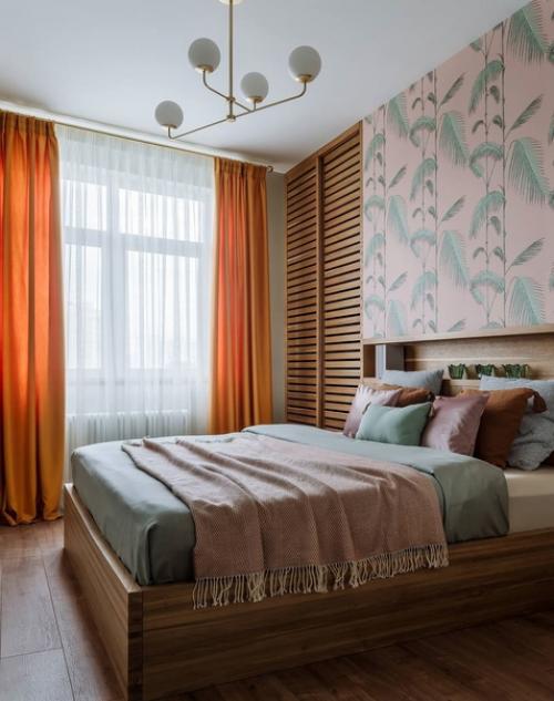 Пастельный интерьер с яркими акцентами. 04