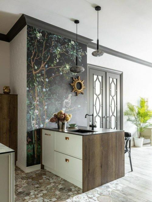 Таинственный сад: красивая квартира дизайнера в самом сердце Уфы. 01