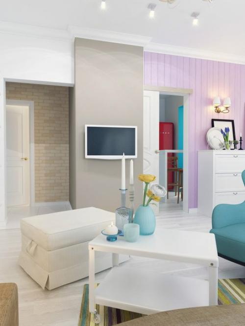 Интерьер квартиры в скандинавском стиле обычно предполагает сдержанную натуральную палитру. 01