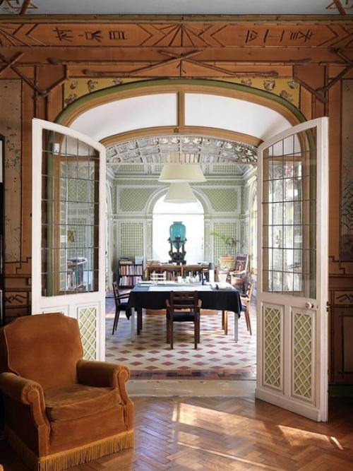 Домдизайнера. Французский дизайнер интерьеров Пьер гоналон живет в потрясающем доме в иль - де - Франс. 02