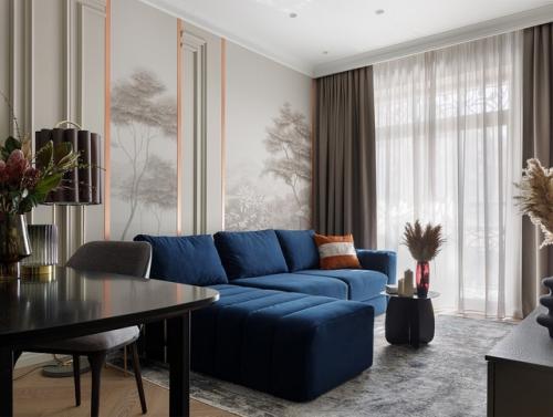 Интерьер 1-комнатной квартиры 48, 8 кв. 03