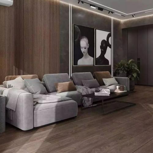 В интерьере этой кухни - гостиной площадью 27 кв. 07