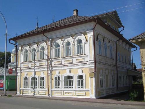 Окн_устье.  Дом жилой в. и. Ганичева, XIX в. (ул. советская, 1) - объект культурного наследия регионального значения. 02