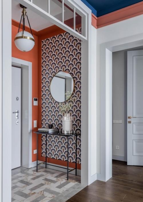 Дизайнер Марина Новикова рассказывает, как создавался этот яркий интерьер, навеянный московской архитектурой. 03