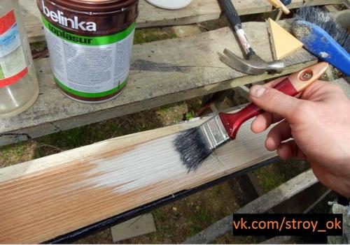 Как состарить дерево или мебель своими руками? 07