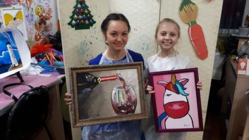 Мама альфия и доченька Эльвина. 01