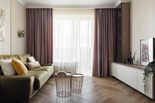 Светлая трешка с продуманным хранением и площадью 73 кв. 09