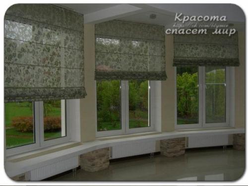 Как сшить римские шторы - пошаговое руководство. 01