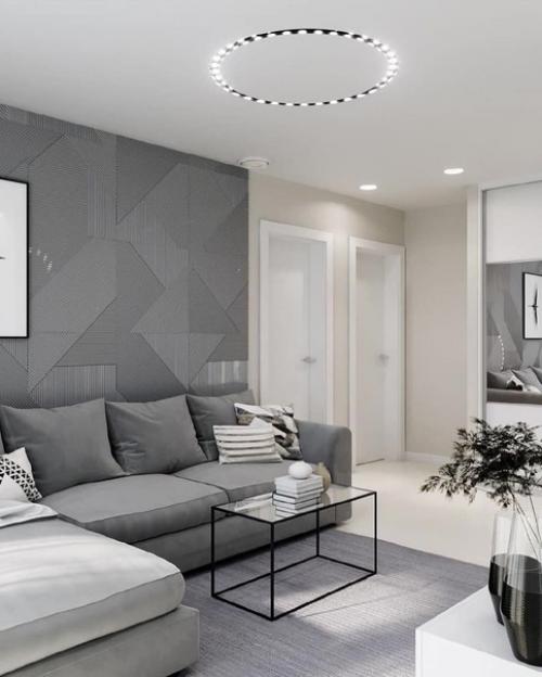 Какой вариант оформления гостиной вам понравился: 1, 2 или 3. 04