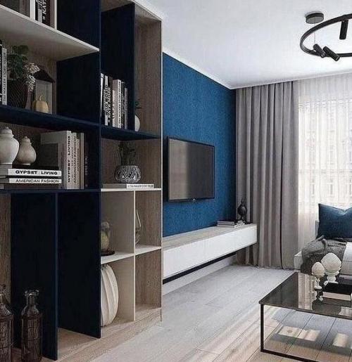 Уютная гостиная. В спокойной цветовой гамме. 04