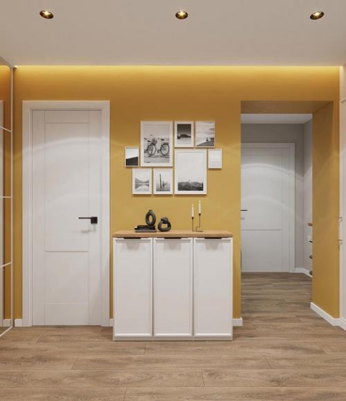 Стильный интерьер прихожей. 01