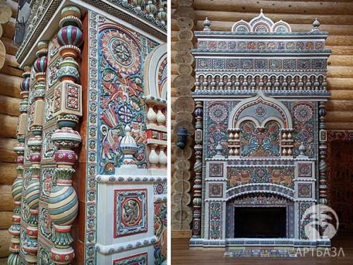 Русские изразцовые печи - история и современность. 06