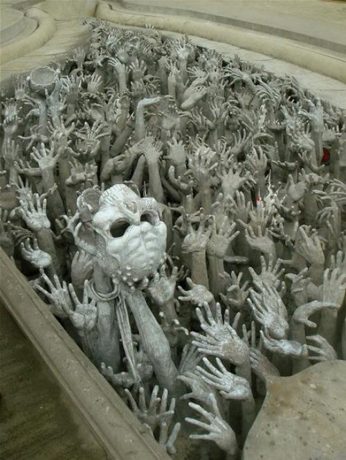 Ват ронг кхун - буддиский храм, расположенный недалеко от города чианграй в Таиланде. 03