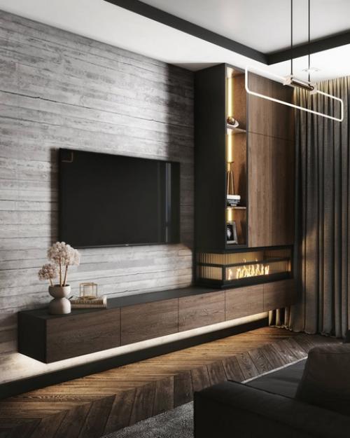 Дизайнеры Mossebo создали уникальный интерьер в современном стиле для девушки - руководителя PR - отдела в крупной международной компании. 05