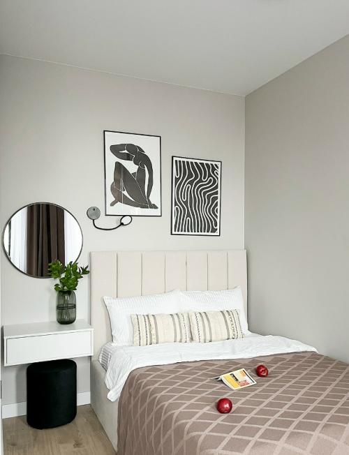 Интерьер квартиры - студии 28 м 2 в ЖК B'Aires в Москве. 09