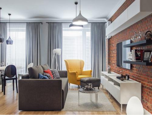 Тв - зона в гостиной: 6 правил оформления. 01