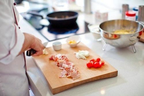 Паста Карбонара.  Ингредиенты: 01