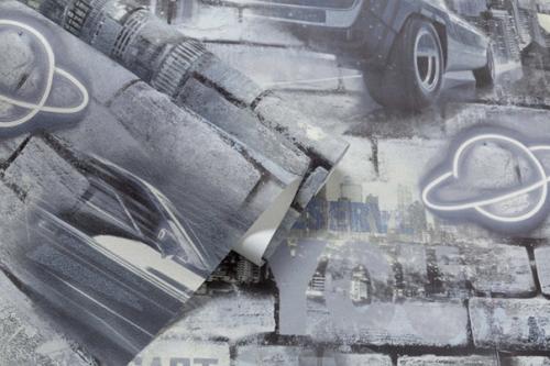 Данные обои под кирпич бомба. 06